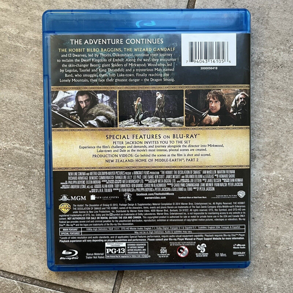 The Hobbit: The Desolation of Smaug (Blu-ray + DVD + Digital HD UltraViolet Comb - Picture 3 of 3